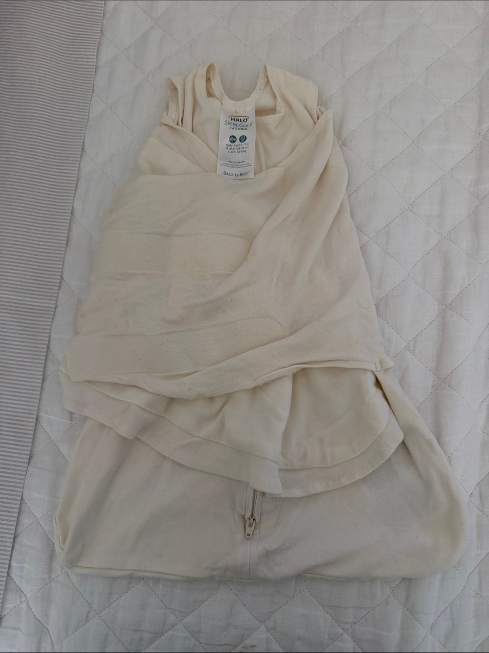 Halo Baby Sleep Sack Swaddle in Cream